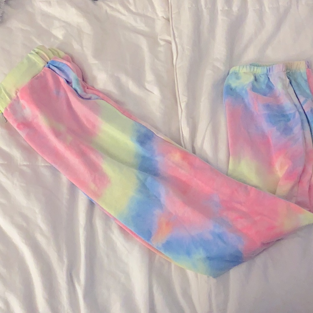 SHEIN tie dye sweatpants in a size small